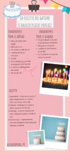 la recette du gateau d’anniversaire parfait