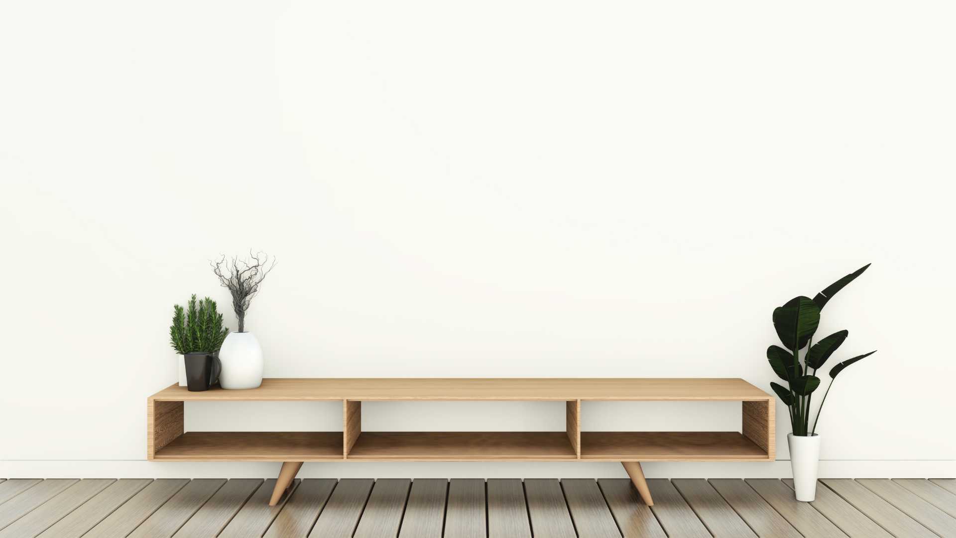 Meuble télé en bois